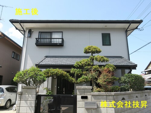 愛媛県伊予市の物件の施工後