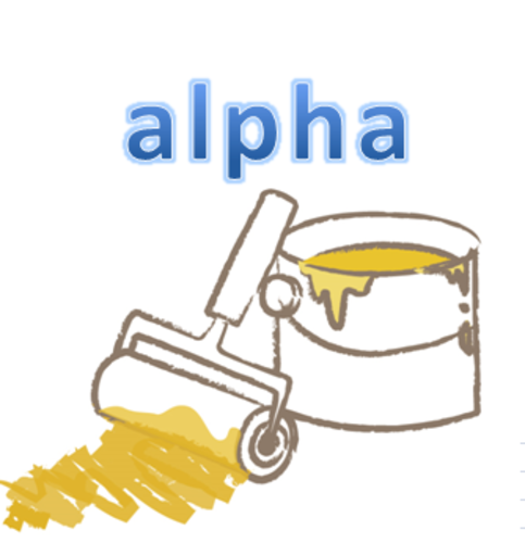 alphaロゴ
