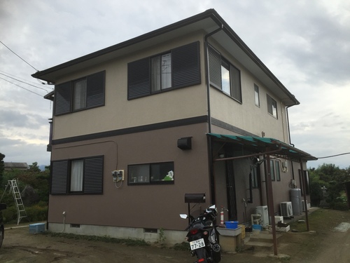 山梨県笛吹市の物件の施工後